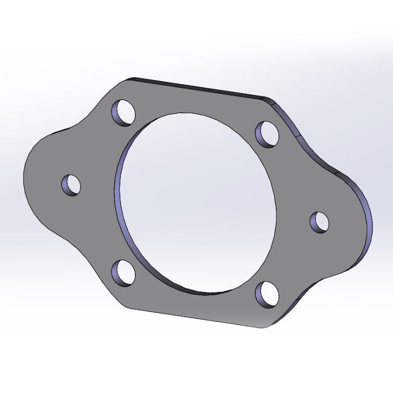 Chapa soporte motor omp 50 brida sae a