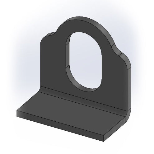 Chapa sujeción rodamiento peladora M6