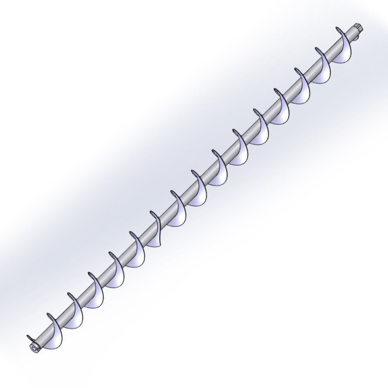 Sinfin descarga tolva izquierdo M6 PRO