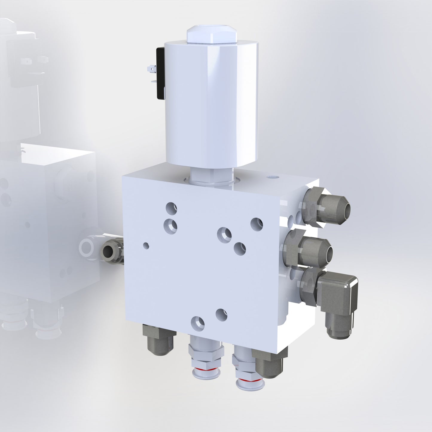 Bloque hidra. Descarga tolva y eleva. M6 2010 mf