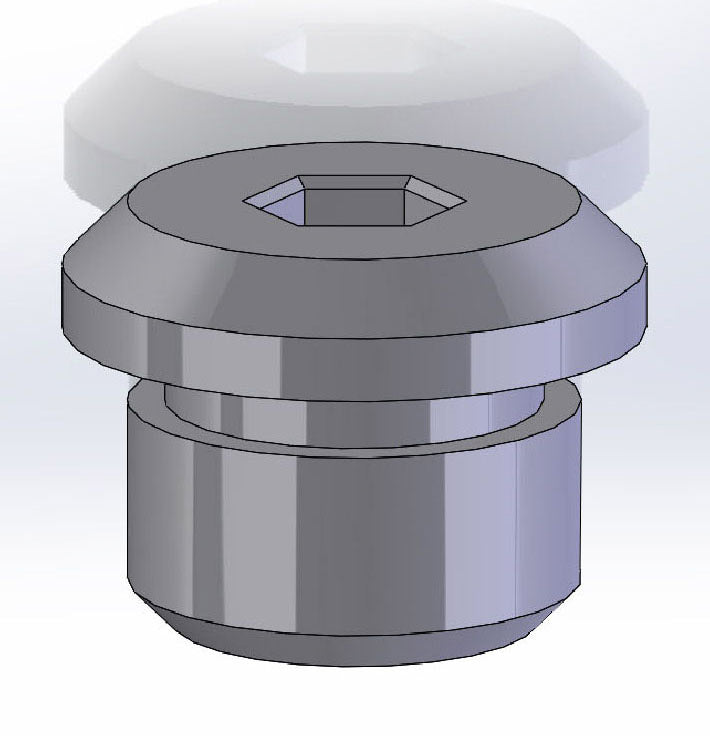 Tapón macho allen 1/2 vsti r1/2"ed
