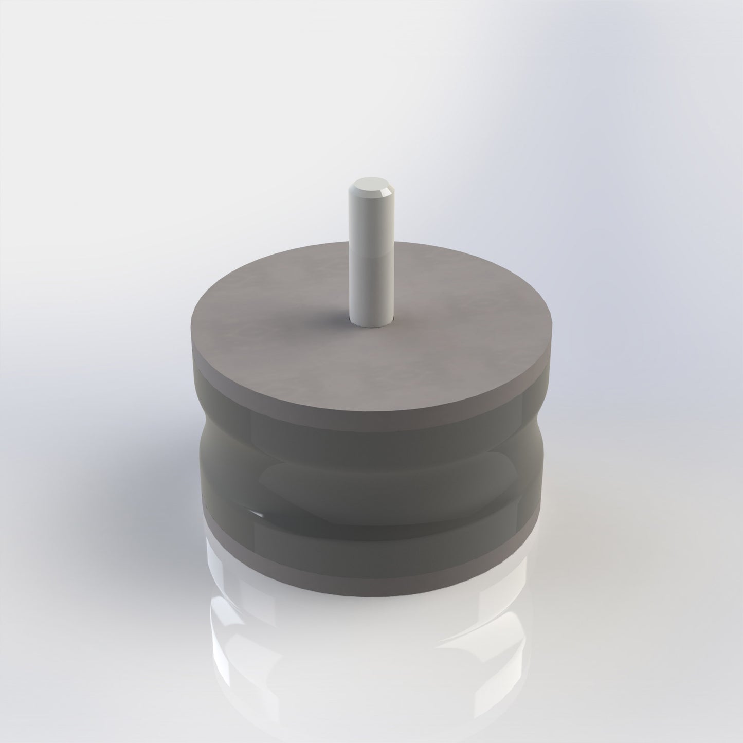 Silenblock vibrador m6 diam.130x75 amc chapa 8mm