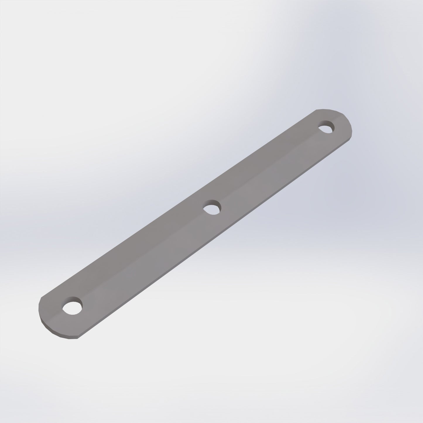 Pletina sujeción goma frontal chasis m6 zn