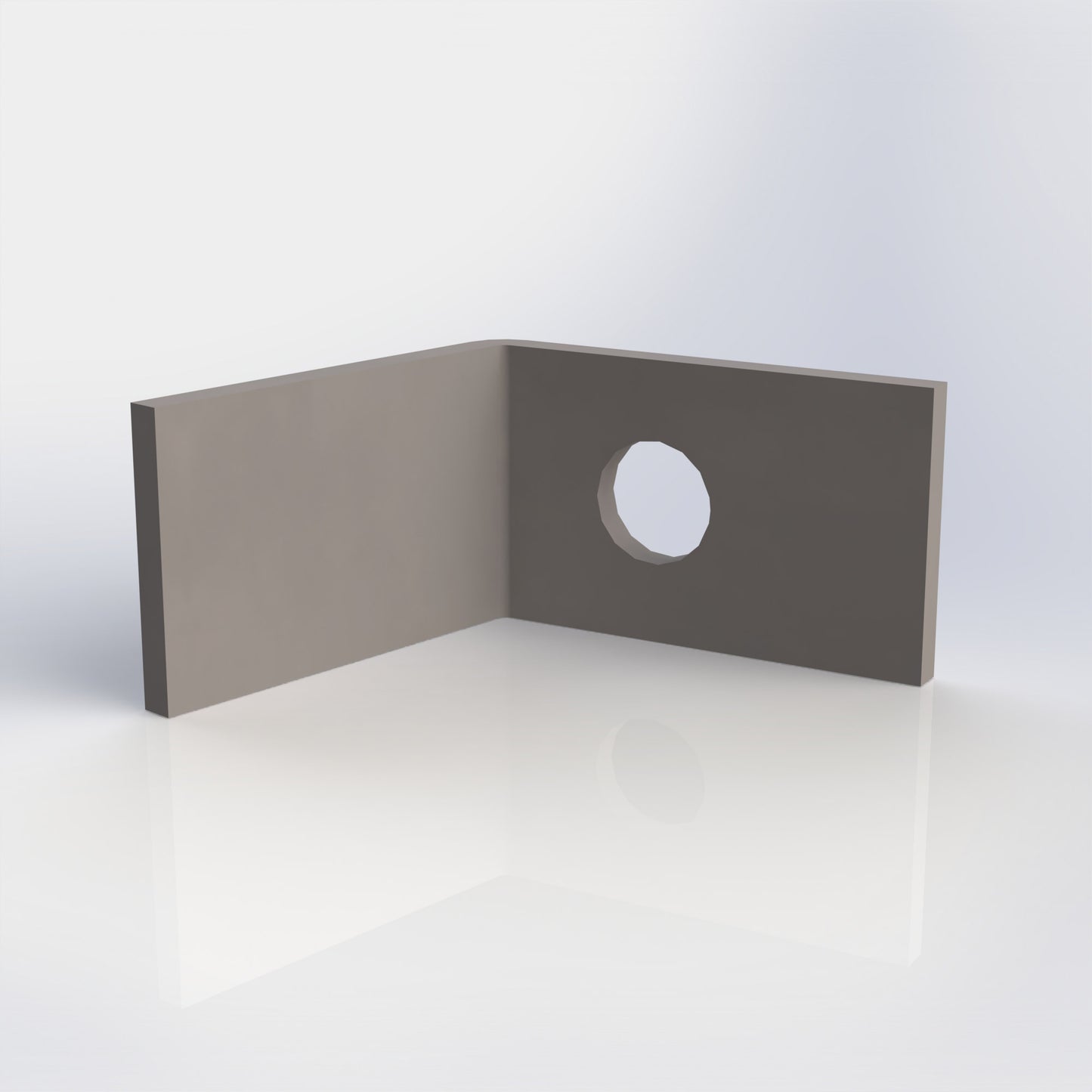 Pletina elevación goma larga zn