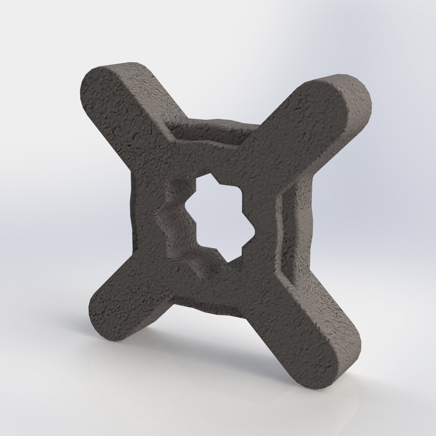 Goma pela. En cruz y aspa doble vulcanizada blanda