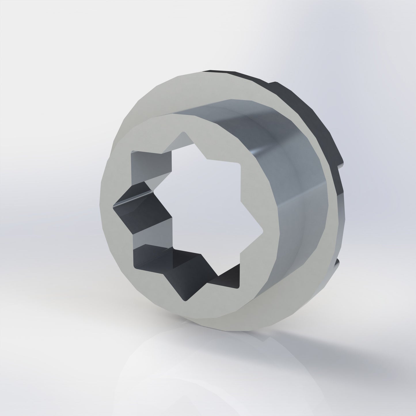 Plato aluminio cruz y aspa peladora fu