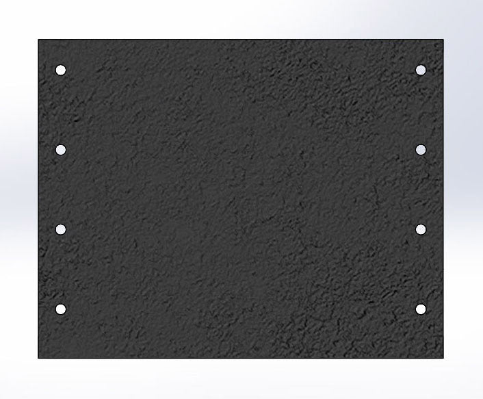 Goma protección taco cuadrado v.tijera co