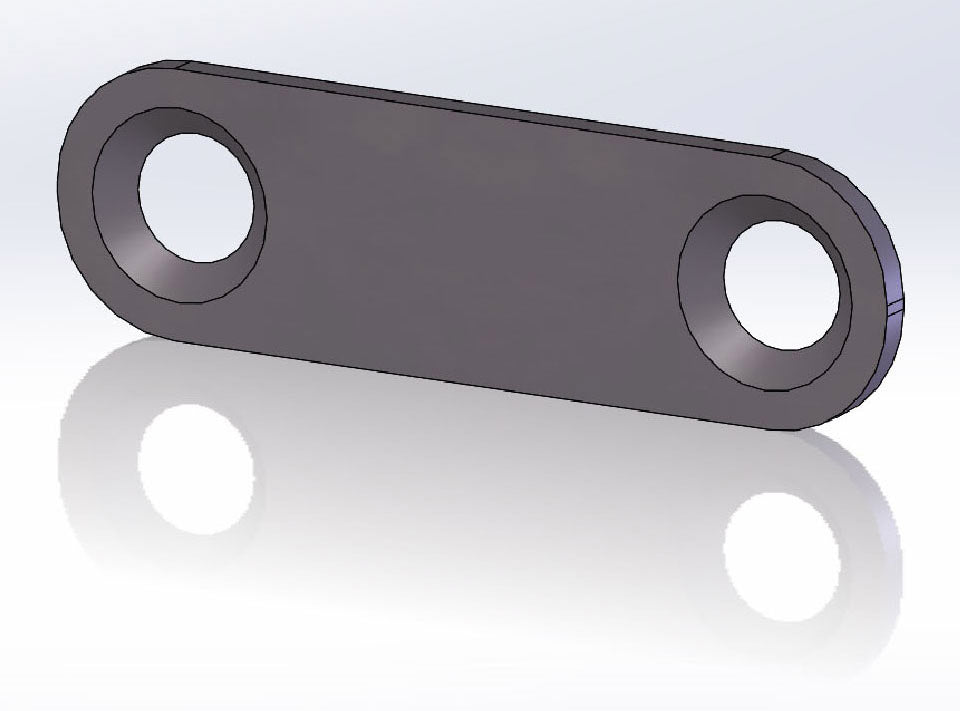 Pletina inferior refuerzo goma cierre tronco pv dc