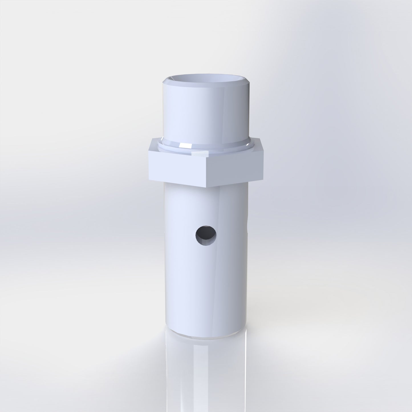 Racor pasatabiques con tuerca 1/2" gas me