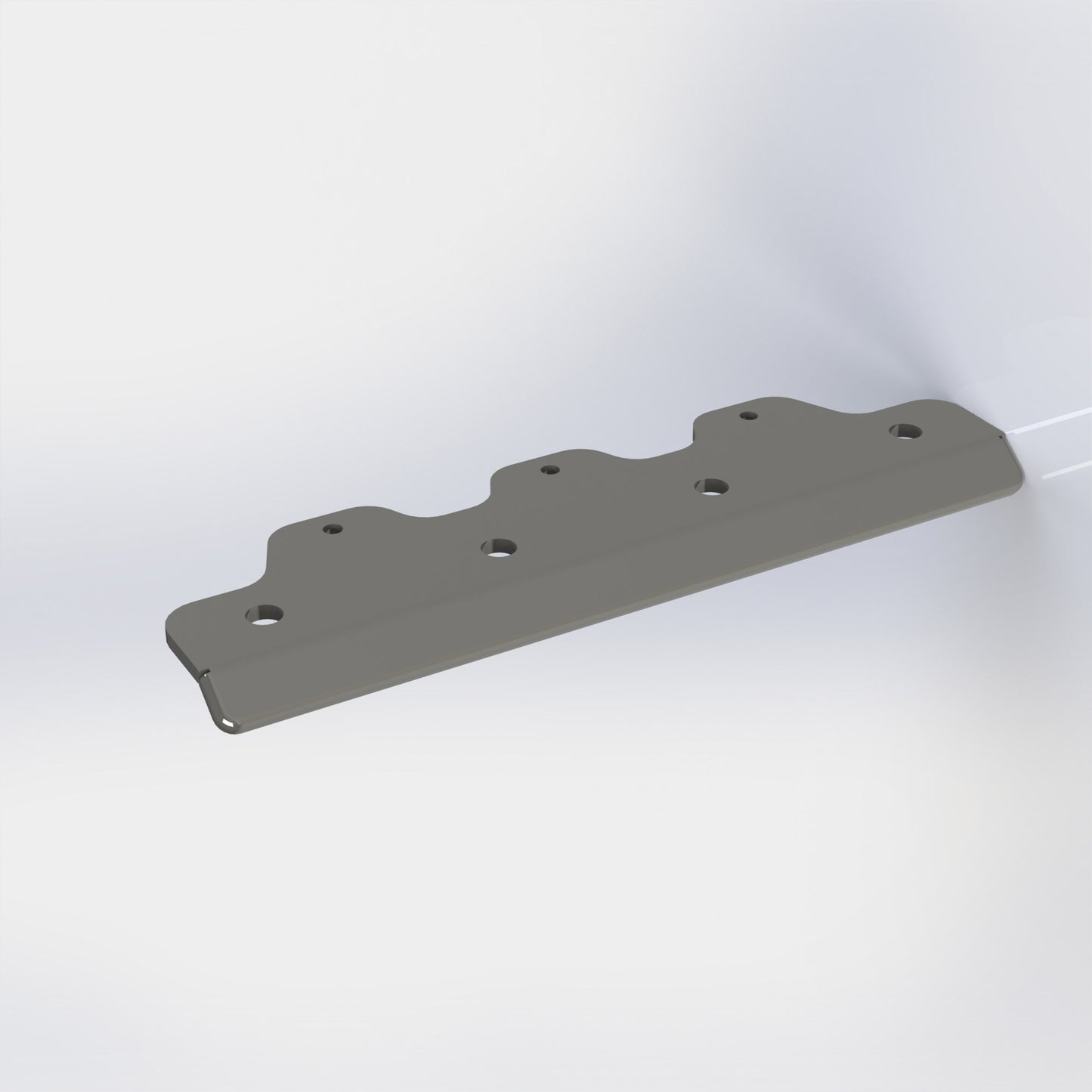 Chapa común sujeción gomas v.tijera zn