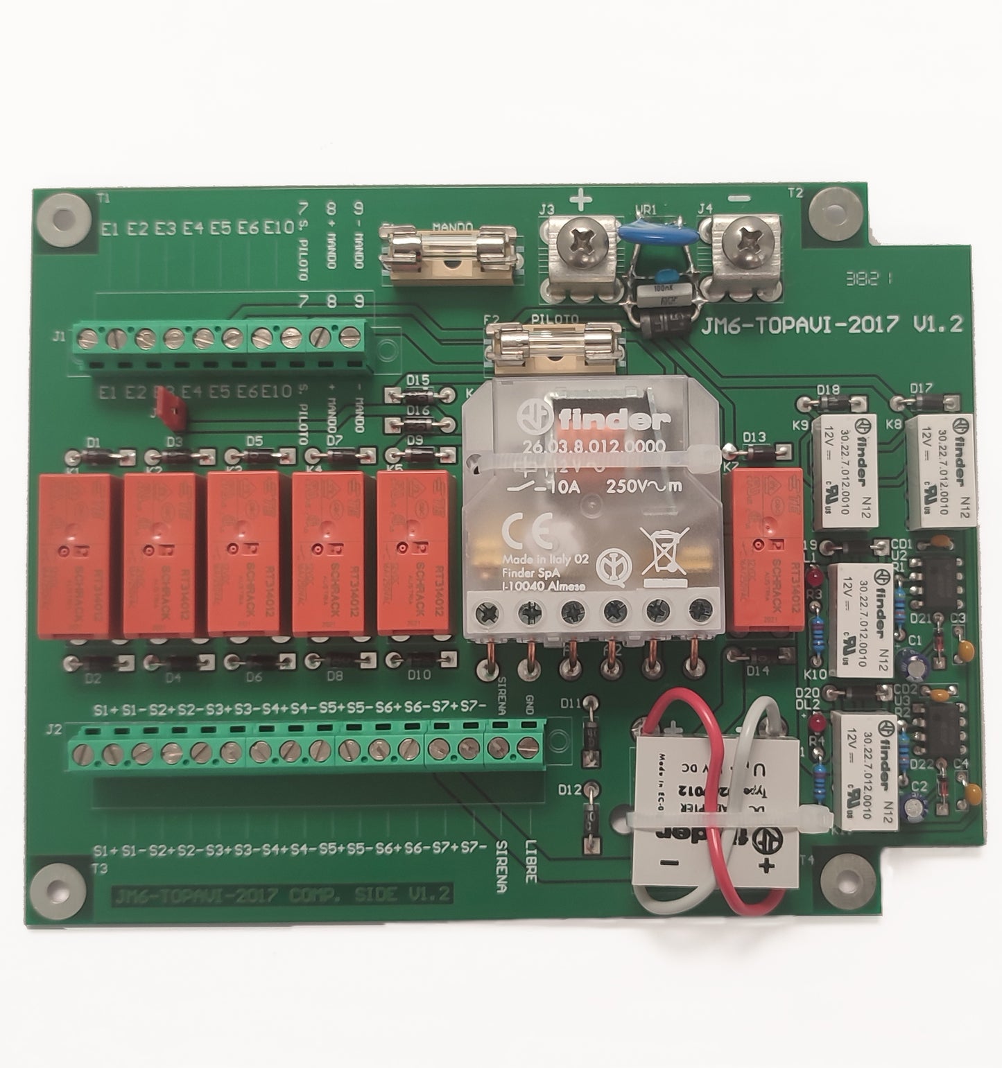Tarjeta caja eléctrica M6 2016
