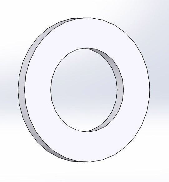 Arandela  plana din 125 m10 z
