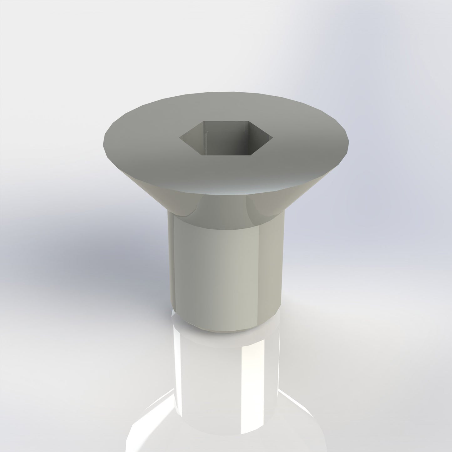 Tornillo din 7991 12x20 10,9 dc