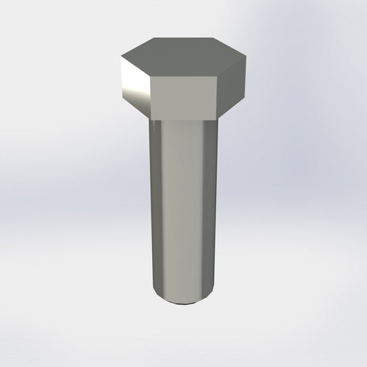 Tornillo din 933 16x65 10,9 zn
