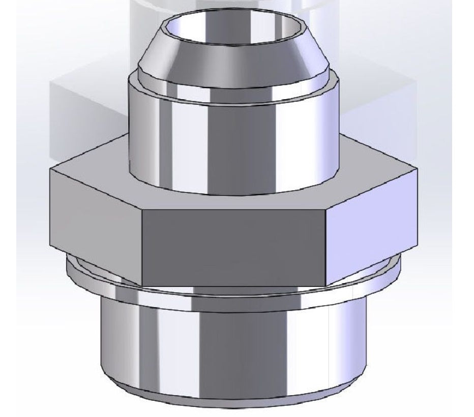 Racor for a102023-2542 mf 1"5/16jic mf 1"1/4gas