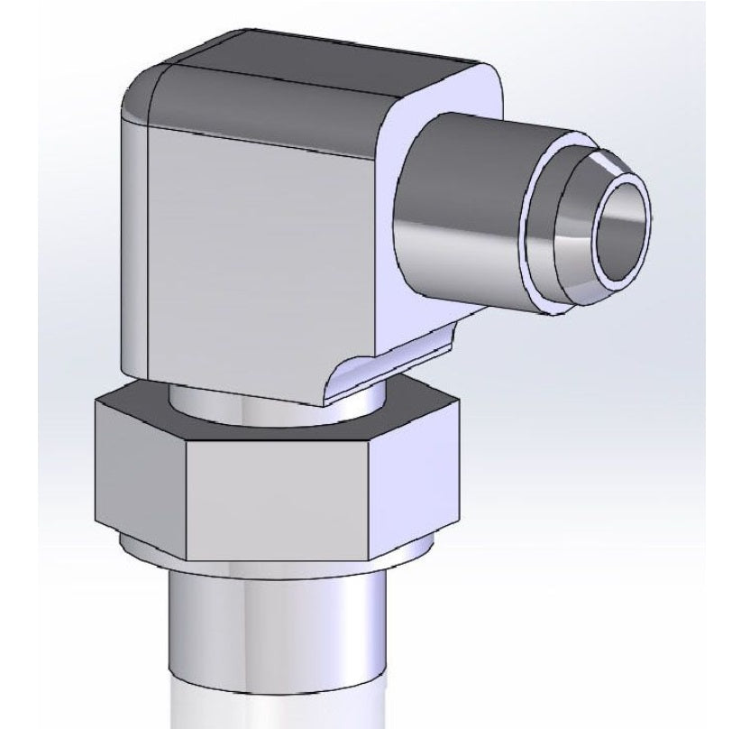 Racor for a107039-1017 codo orientable 90º 9/16jic 3/8gas